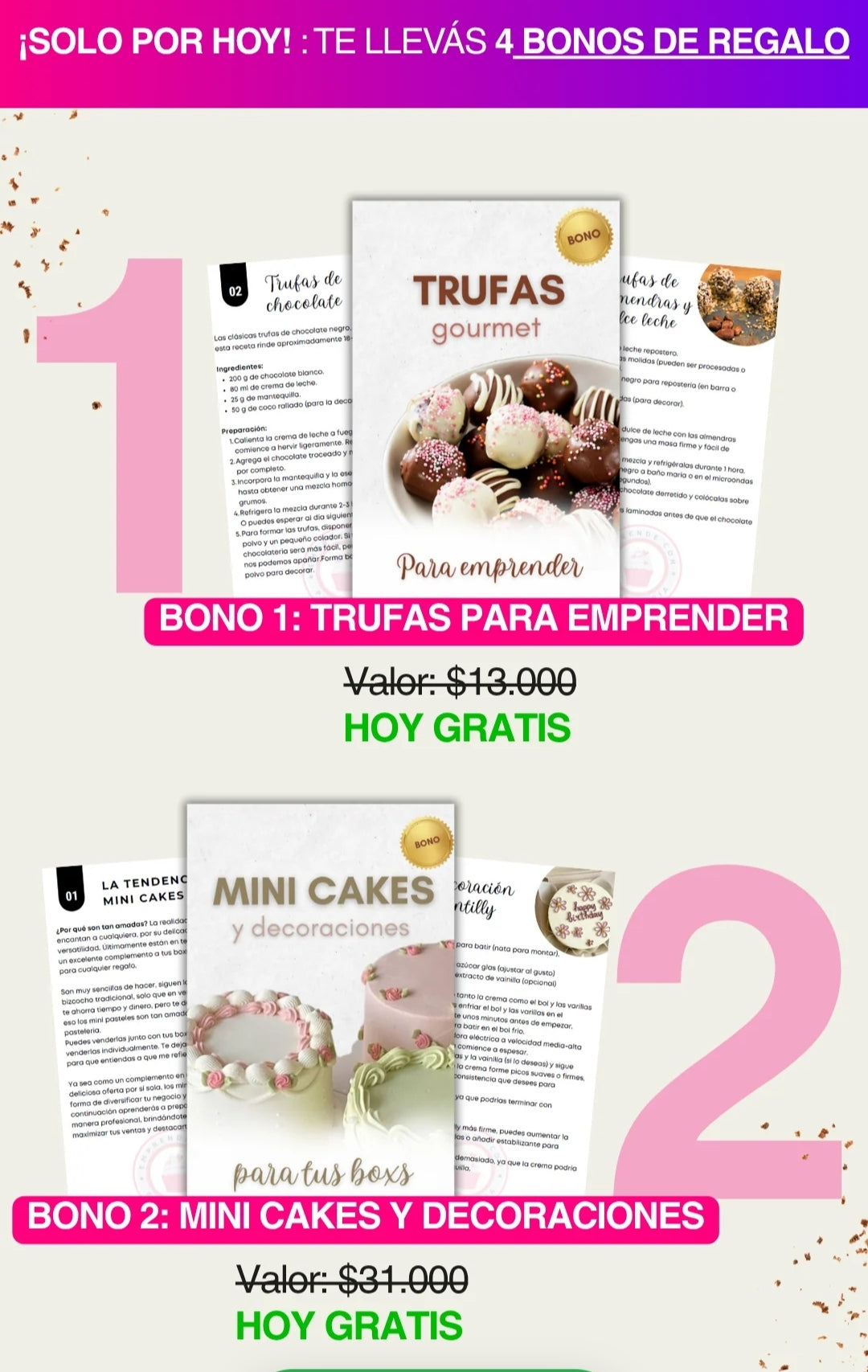 🧁MEGA PACK PASTELERO+11 Bonos+ 150 recetas🍰🥮